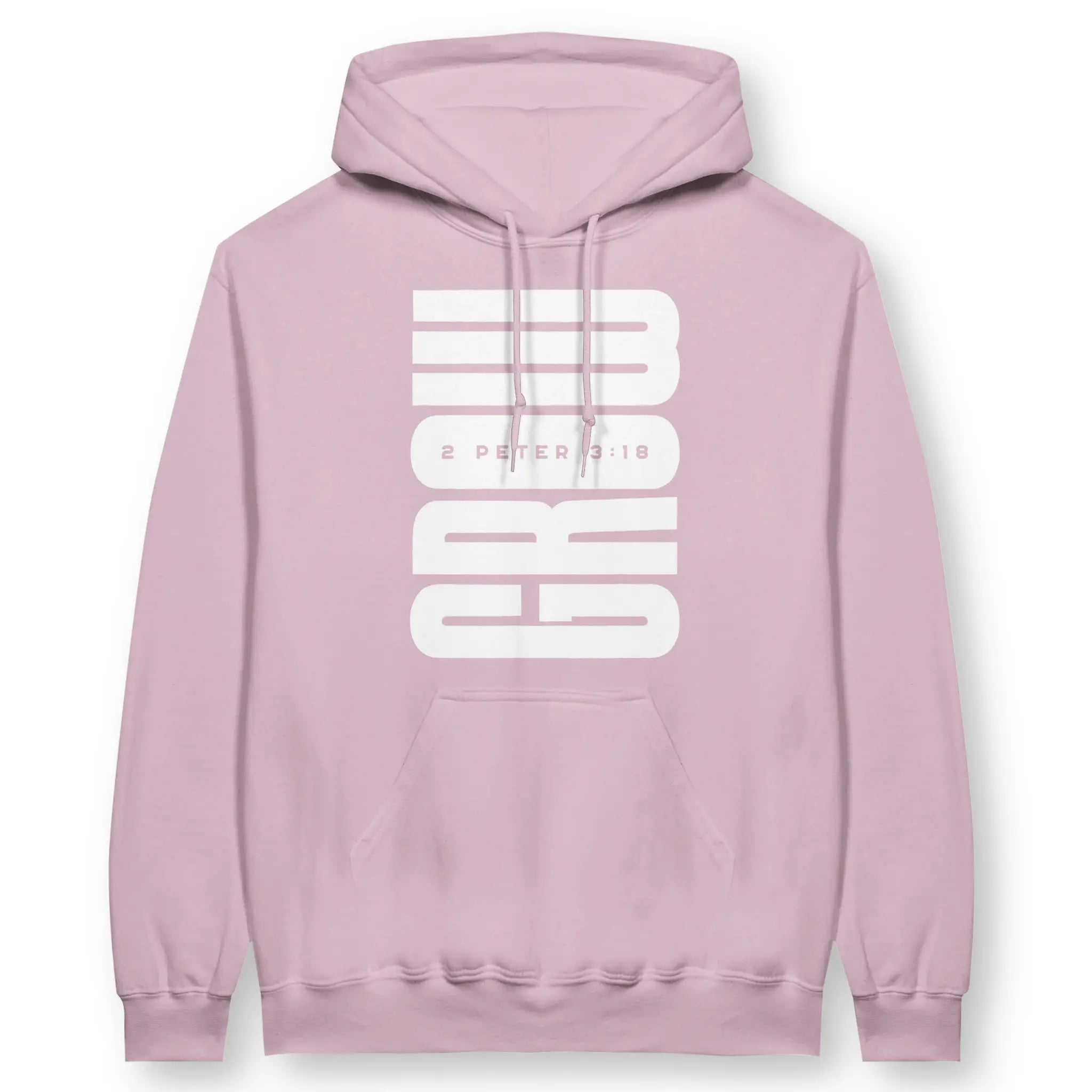 GROW (In Colour) – Unisex Christian Hoodie designed by 3rd Day Christian Clothing.
