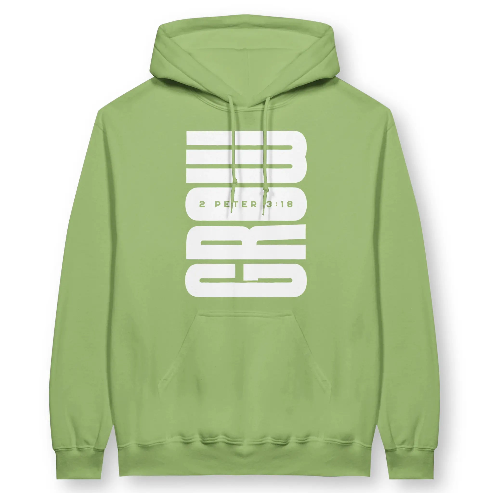 GROW (In Colour) – Unisex Christian Hoodie designed by 3rd Day Christian Clothing.