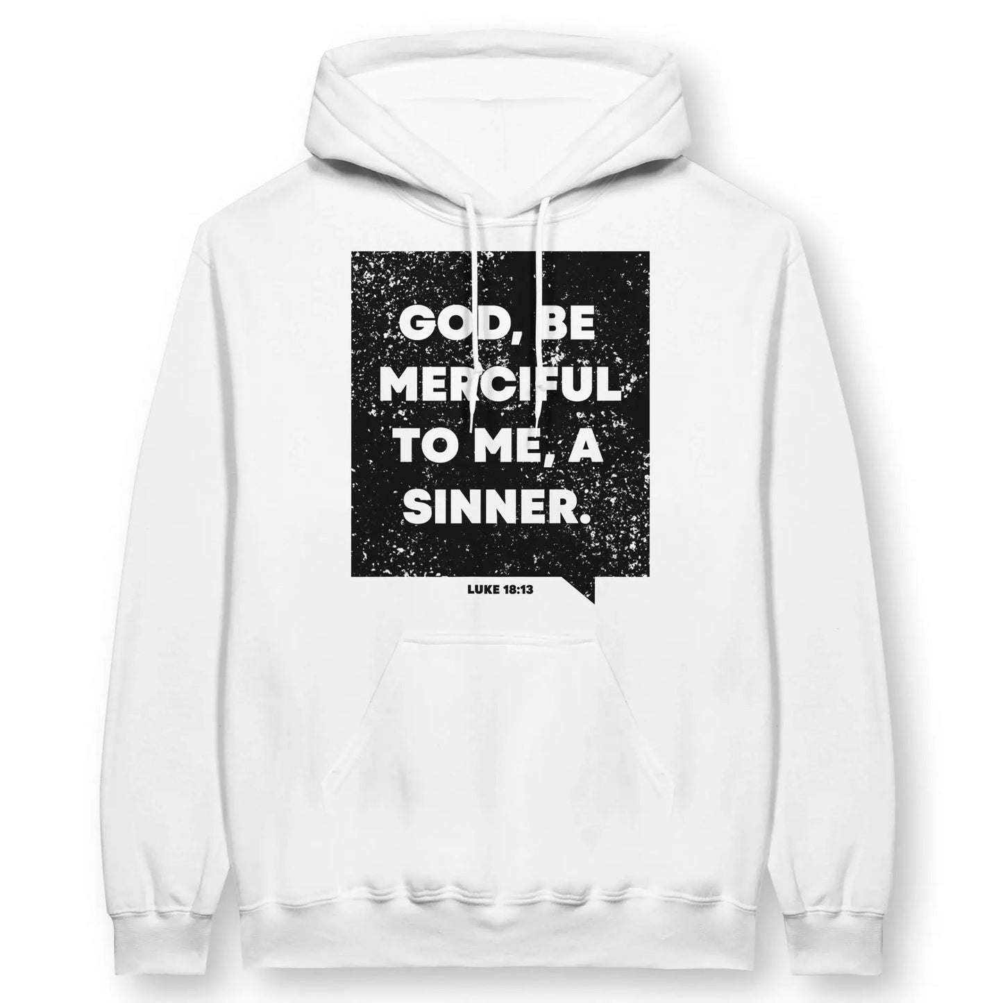 God Be Merciful (Luke 18:13) | Premium Unisex Christian Hoodie designed by 3rd Day Christian Clothing.