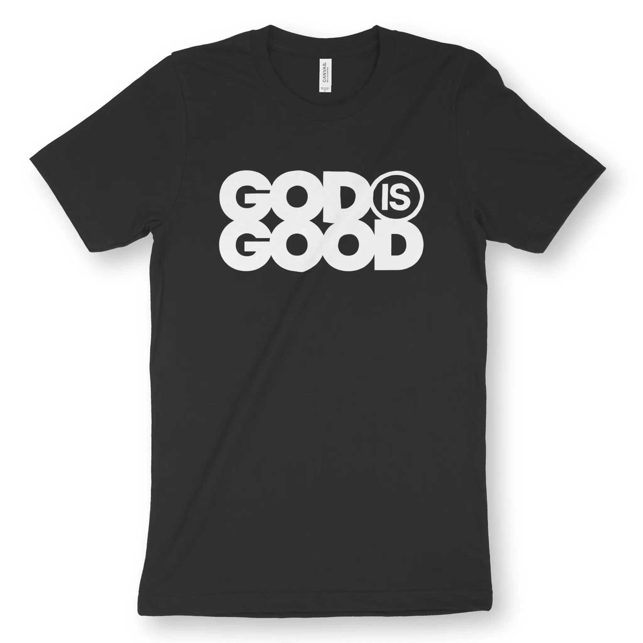 God Is Good (Black) – Unisex Christian T-Shirt designed by 3rd Day Christian Clothing.