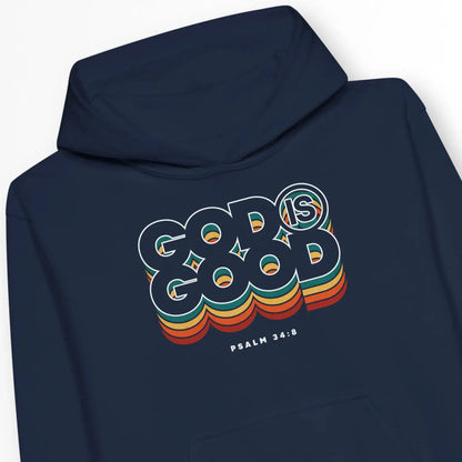 God Is Good (Colour Echo) 2.0 | Premium Kids' Christian Hoodie designed by 3rd Day Christian Clothing.