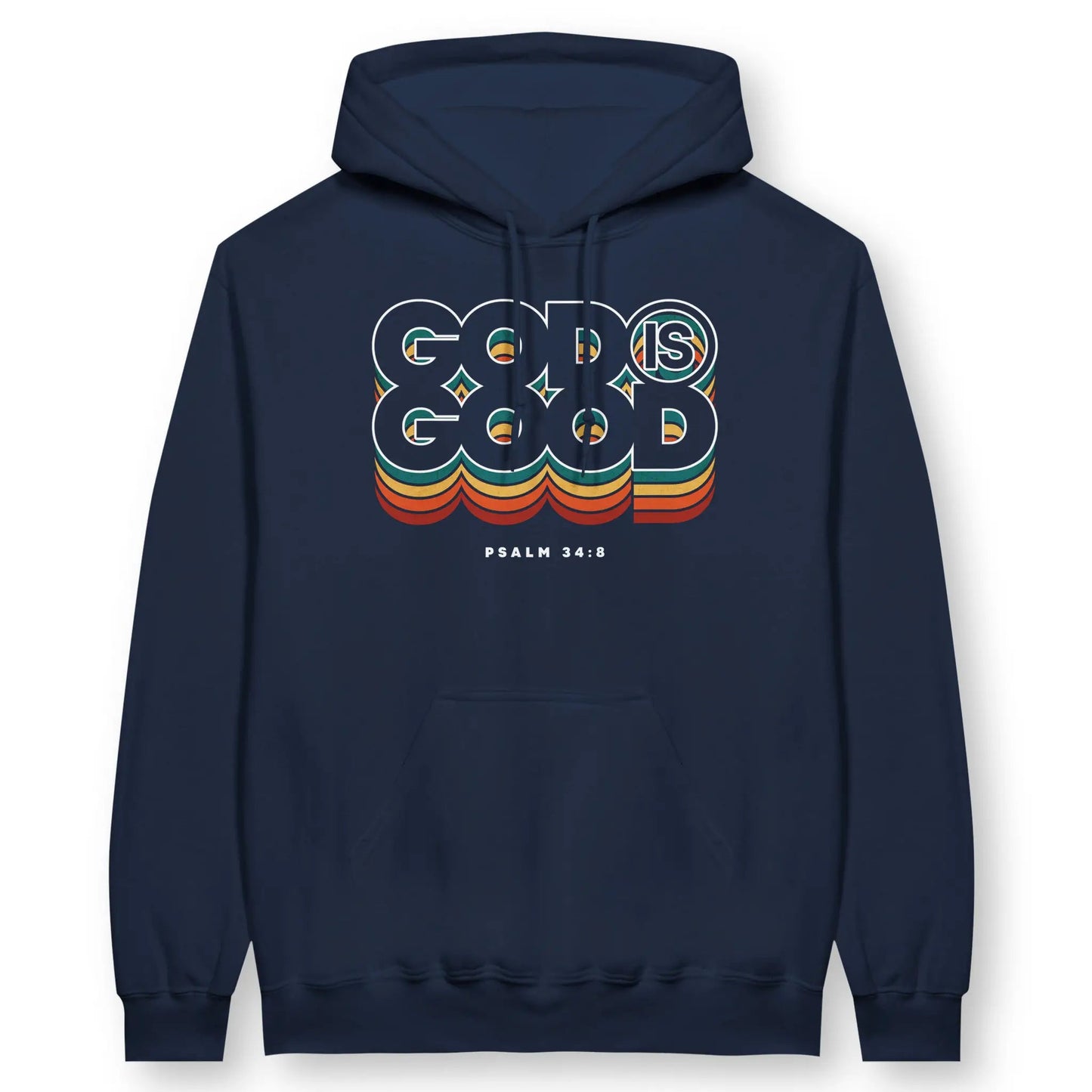 God Is Good (Colour Echo) 2.0 | Premium Unisex Christian Hoodie designed by 3rd Day Christian Clothing.