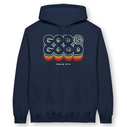 God Is Good (Colour Echo) 2.0 | Premium Unisex Christian Hoodie designed by 3rd Day Christian Clothing.