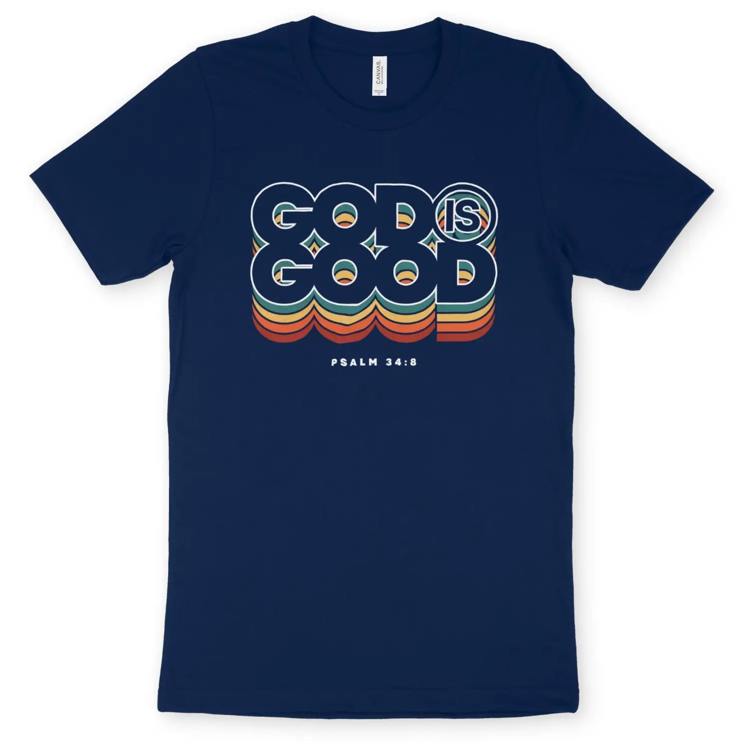 God Is Good (Colour Echo) 2.0 – Unisex Christian T-Shirt designed by 3rd Day Christian Clothing.