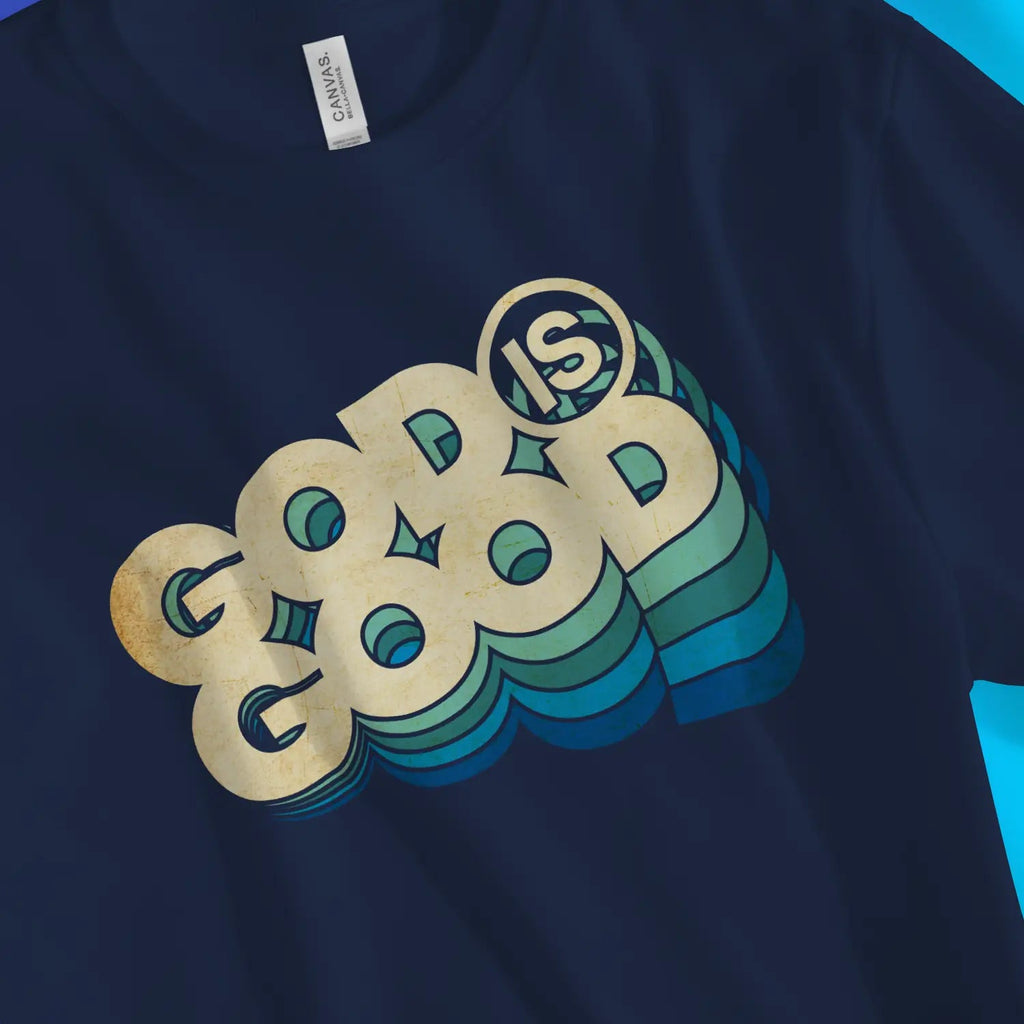God Is Good (Rising) – Unisex Christian T-Shirt designed by 3rd Day Christian Clothing.