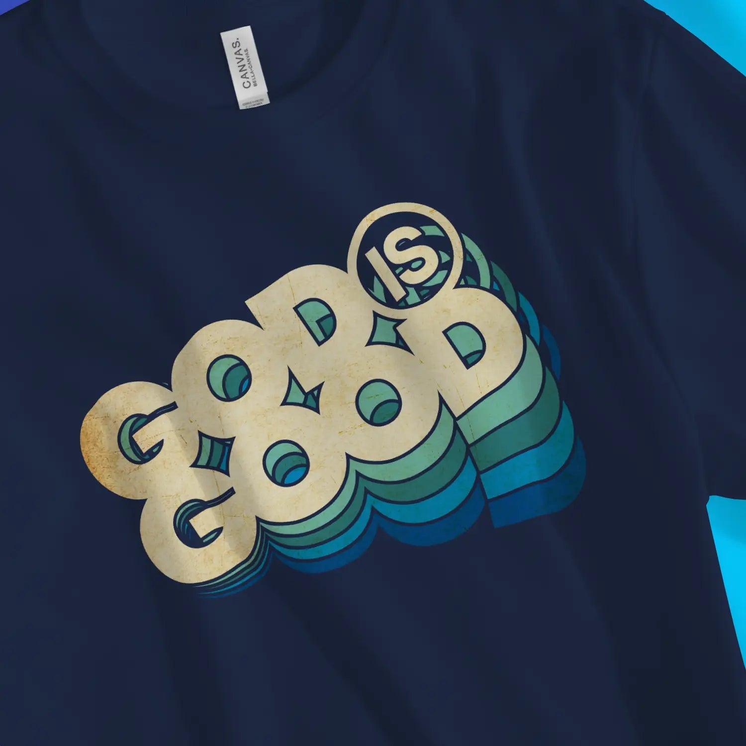 God Is Good (Rising) – Unisex Christian T-Shirt designed by 3rd Day Christian Clothing.