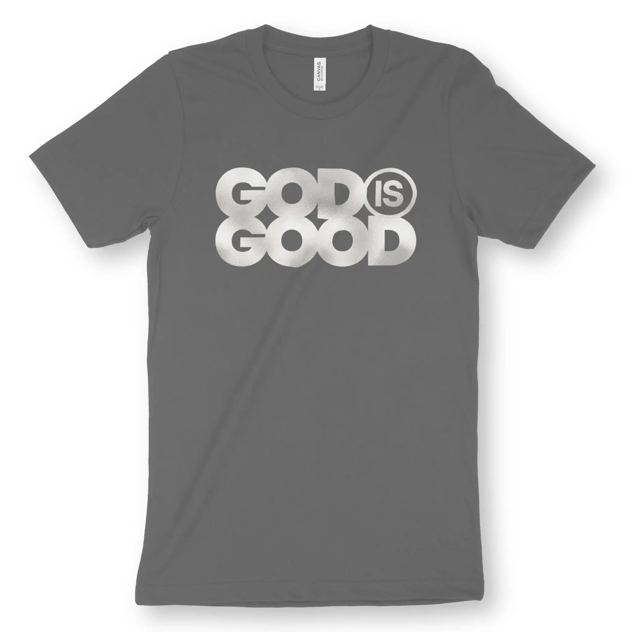 God Is Good (Silver Edition) – Unisex Christian T-Shirt designed by 3rd Day Christian Clothing.