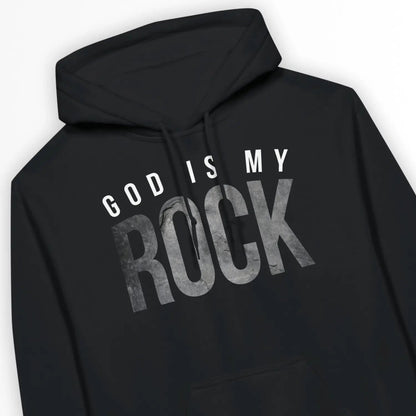 God Is My Rock | Premium Unisex Christian Hoodie designed by 3rd Day Christian Clothing.