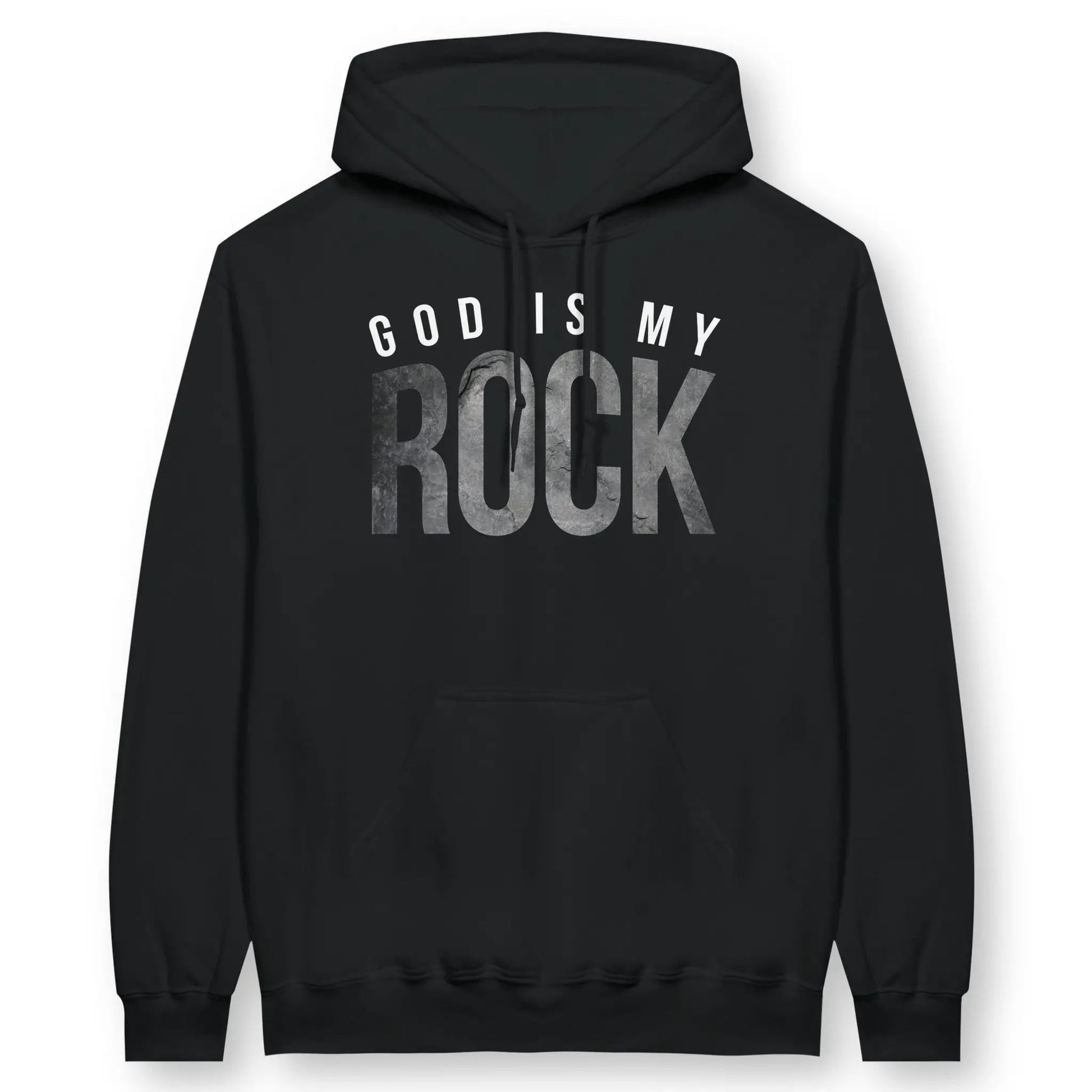 God Is My Rock | Premium Unisex Christian Hoodie designed by 3rd Day Christian Clothing.