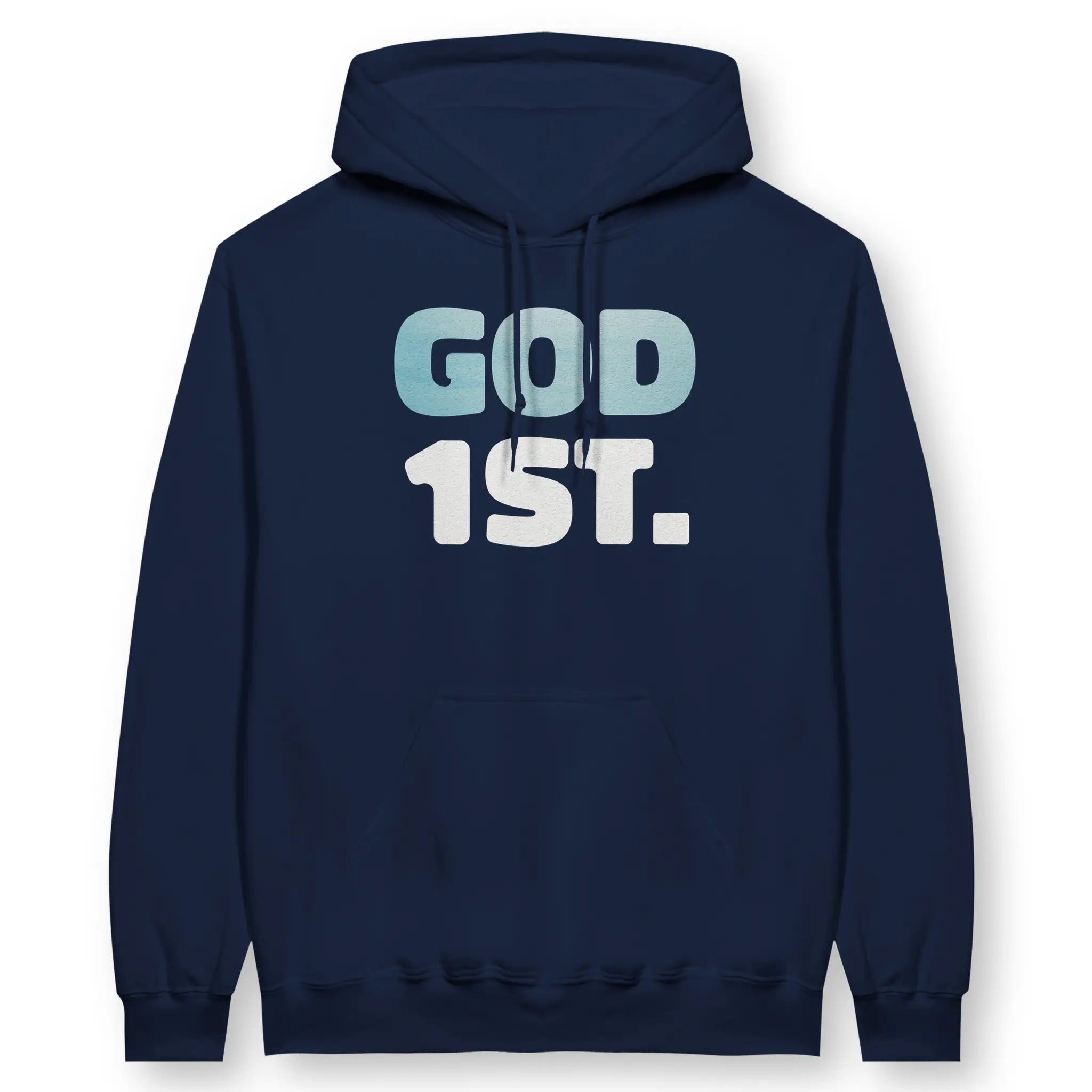 God 1st. – Unisex Christian Hoodie designed by 3rd Day Christian Clothing.