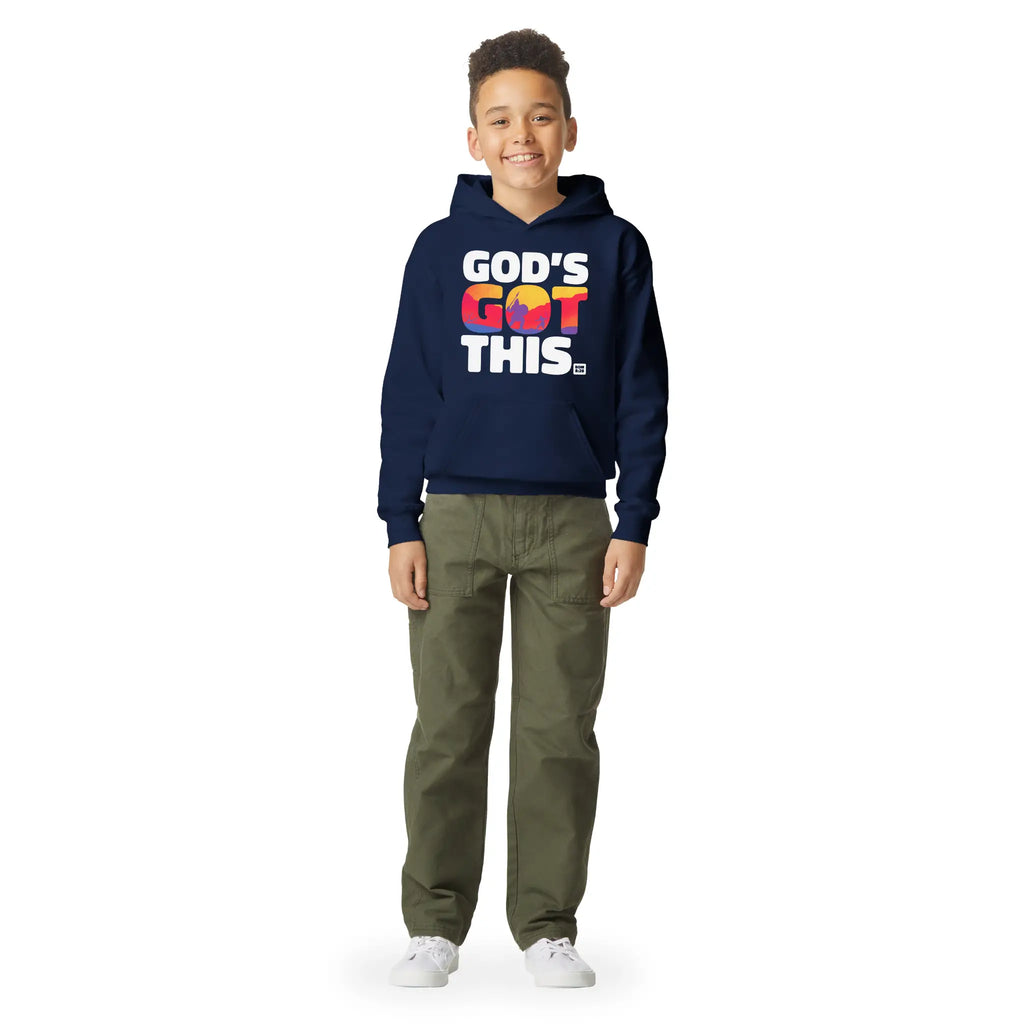 God's Got This 2.0 – Kids' Christian Hoodie designed by 3rd Day Christian Clothing.