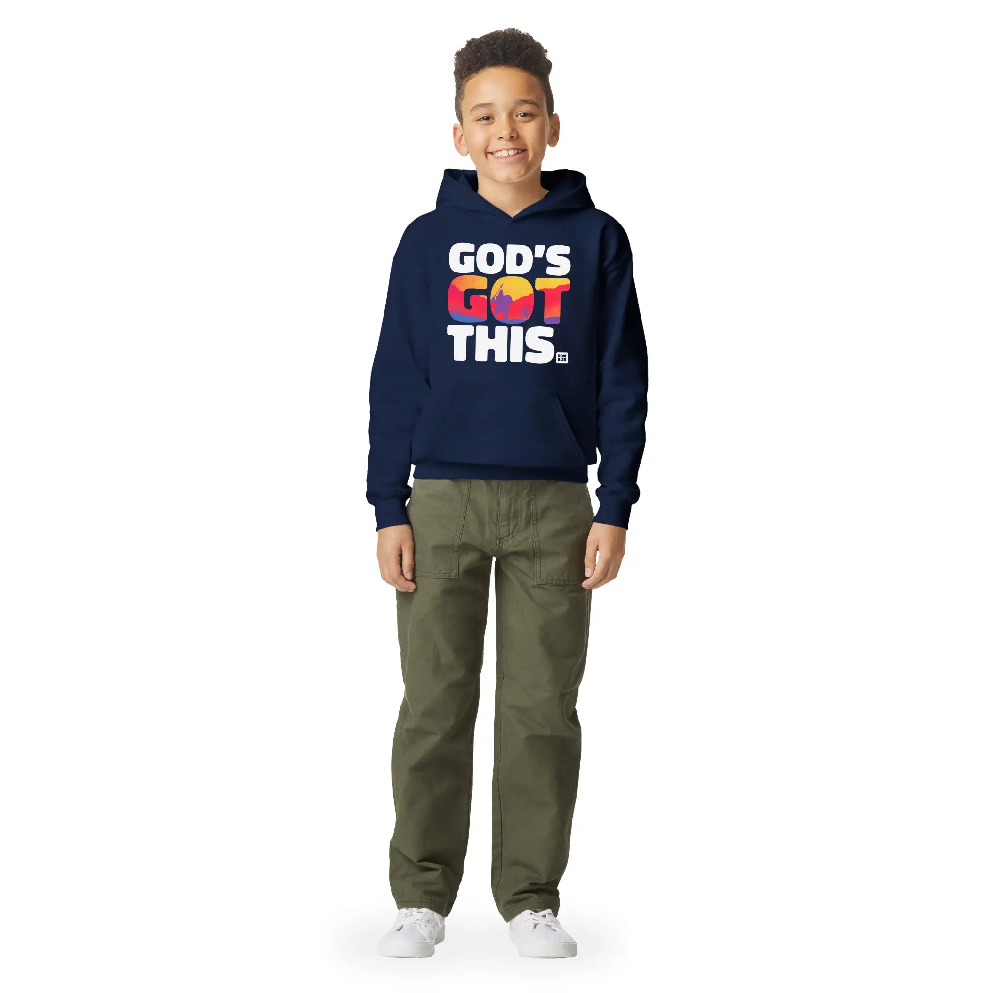 God's Got This 2.0 – Kids' Christian Hoodie designed by 3rd Day Christian Clothing.