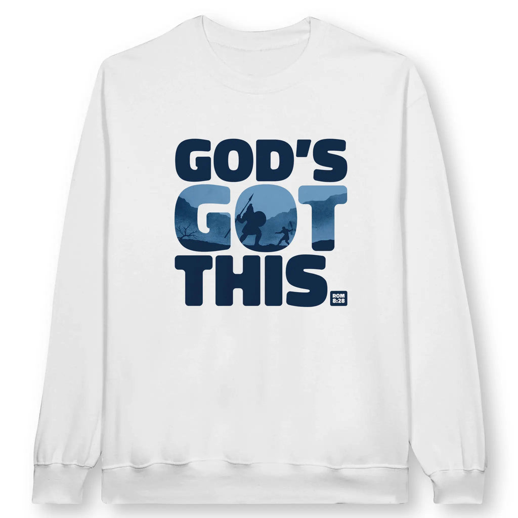 God's Got This 4.0 – Unisex Christian Sweatshirt designed by 3rd Day Christian Clothing.