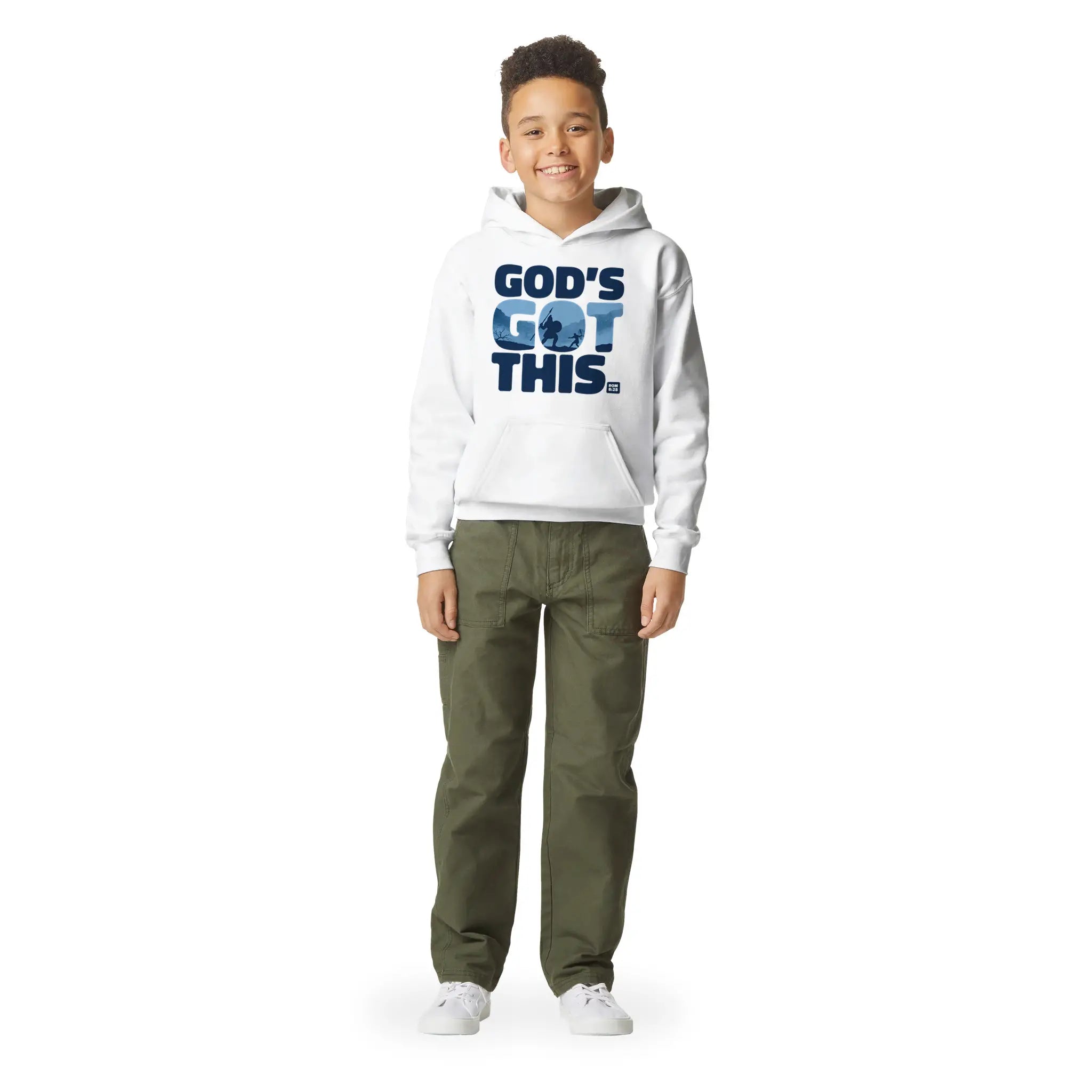 God's Got This 4.0 – Kids' Christian Hoodie designed by 3rd Day Christian Clothing.