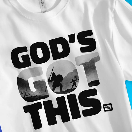 God's Got This 5.0 | Premium Unisex Christian T-Shirt designed by 3rd Day Christian Clothing.