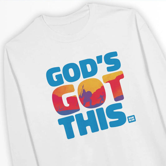 God's Got This | Premium Unisex Christian Sweatshirt designed by 3rd Day Christian Clothing.