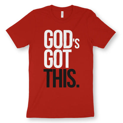 God's Got This | Premium Unisex Christian T-Shirt designed by 3rd Day Christian Clothing.