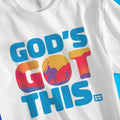 God's Got This. (Rom 8:28) – Unisex Christian T-Shirt designed by 3rd Day Christian Clothing.