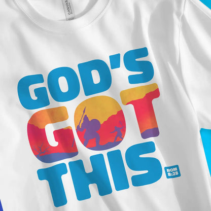 God's Got This. (Rom 8:28) | Premium Unisex Christian T-Shirt designed by 3rd Day Christian Clothing.