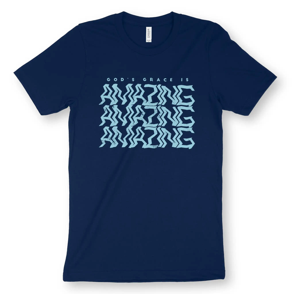 God's Grace Is Amazing – Unisex Christian T-Shirt designed by 3rd Day Christian Clothing.