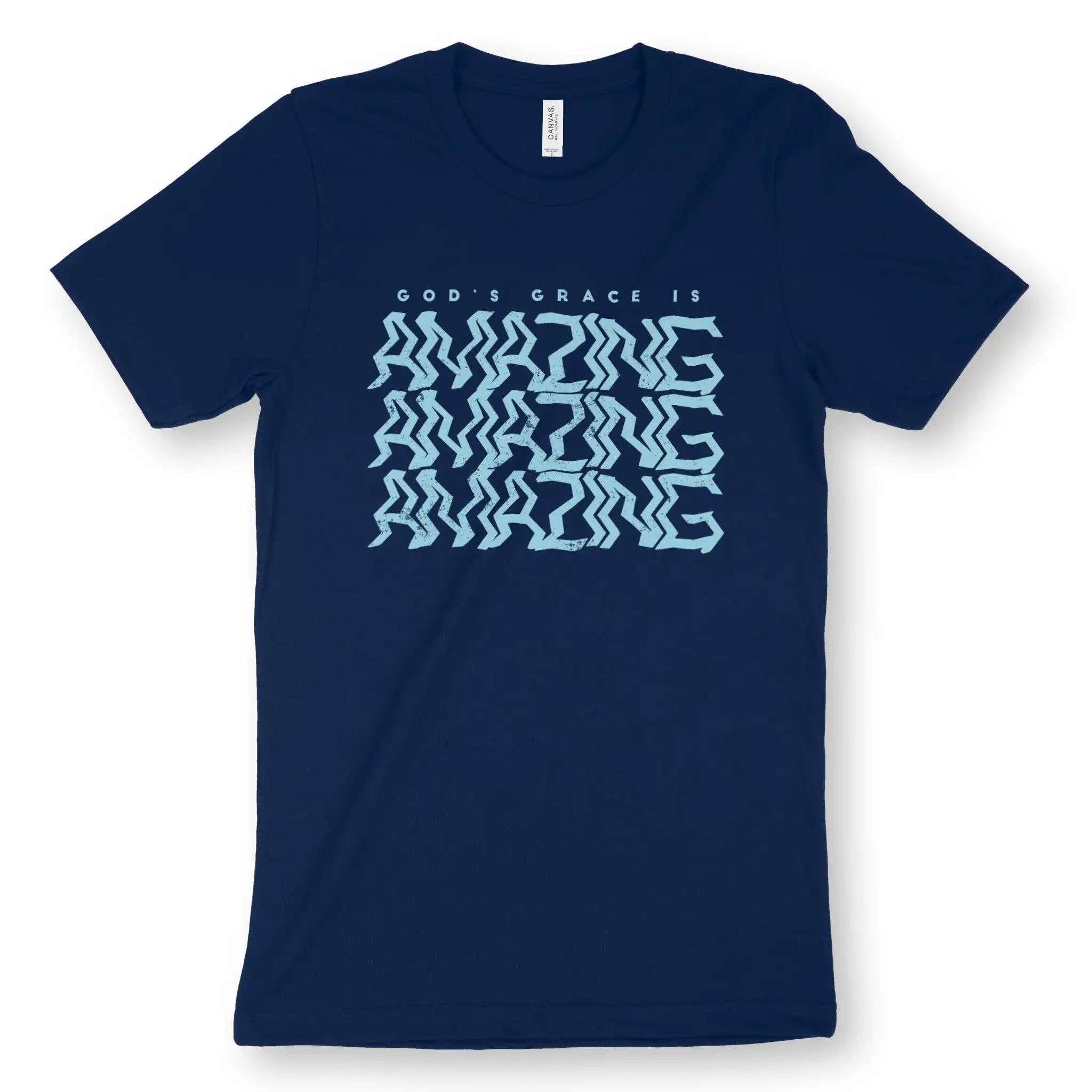 God's Grace Is Amazing – Unisex Christian T-Shirt designed by 3rd Day Christian Clothing.