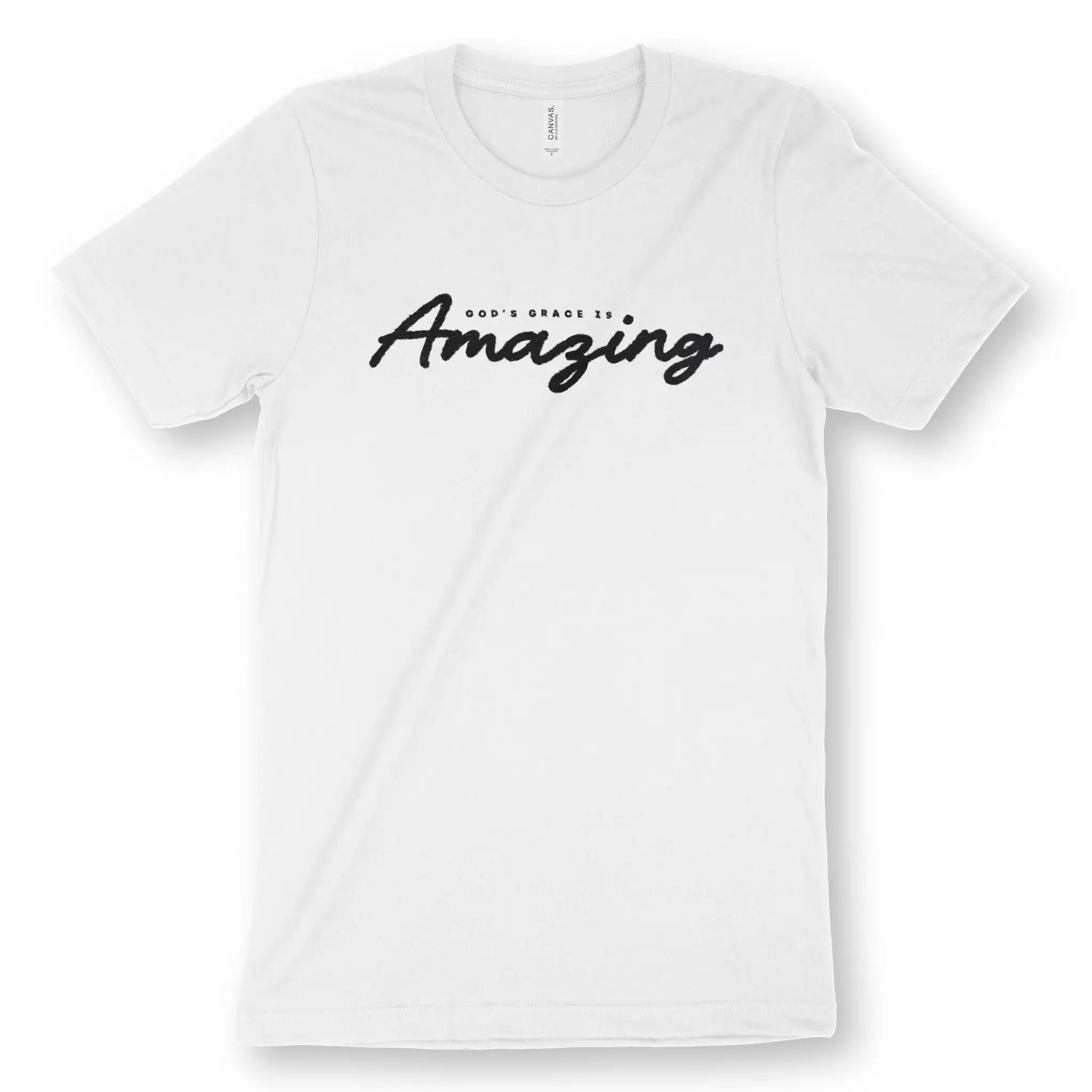 God's Grace Is Amazing (Ink) – Unisex Christian T-Shirt designed by 3rd Day Christian Clothing.