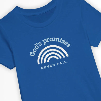 God's Promises Never Fail 2.0 | Premium Kids' Christian T-Shirt designed by 3rd Day Christian Clothing.