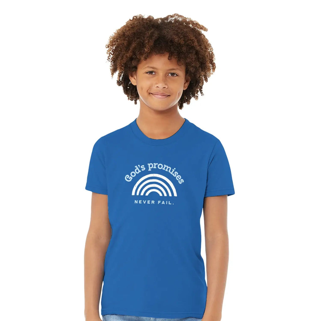 God's Promises Never Fail 2.0 – Kids' Christian T-Shirt designed by 3rd Day Christian Clothing.