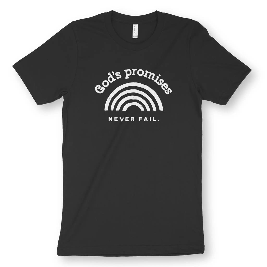 God's Promises Never Fail 2.0 – Unisex Christian T-Shirt designed by 3rd Day Christian Clothing.