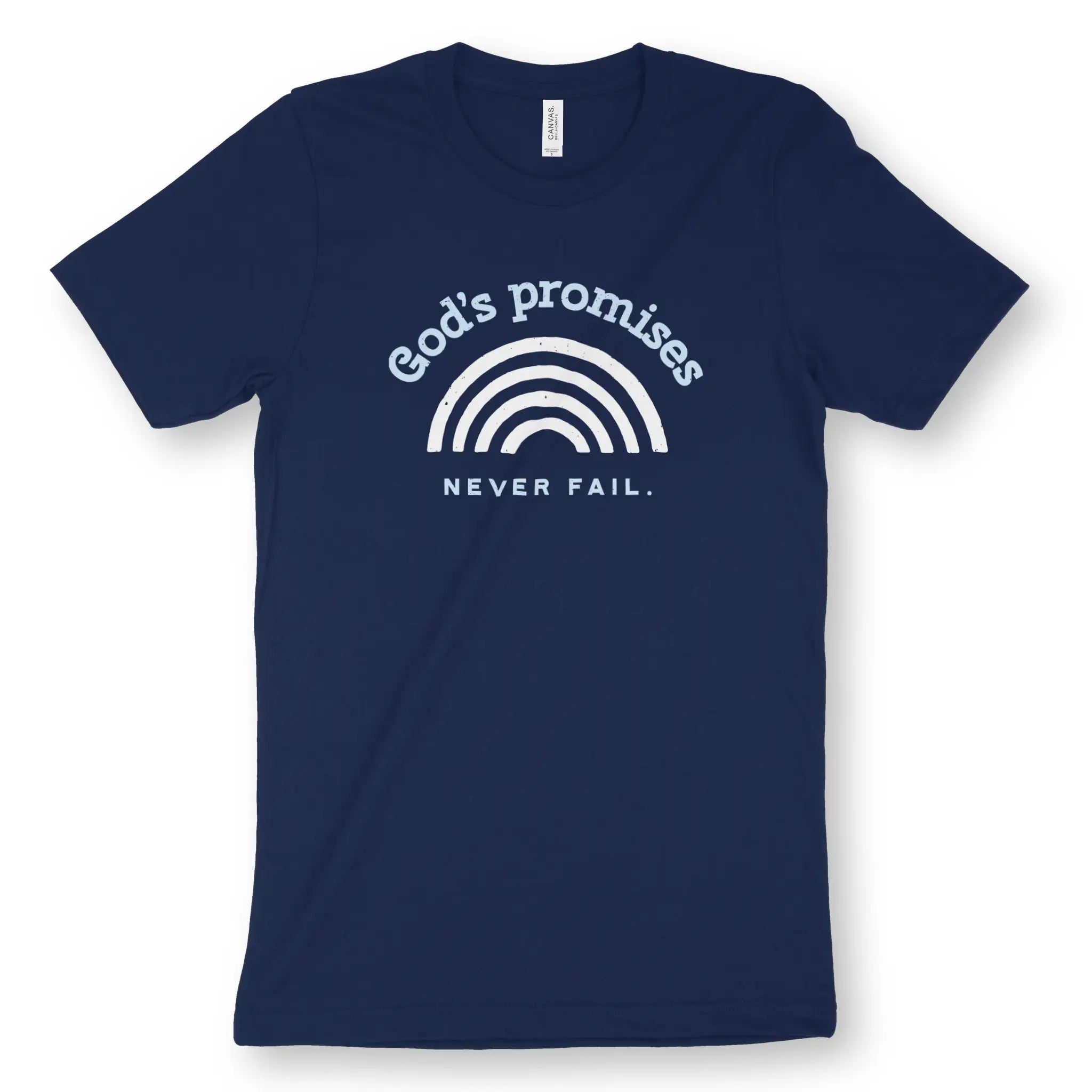 God's Promises Never Fail – Unisex Christian T-Shirt designed by 3rd Day Christian Clothing.