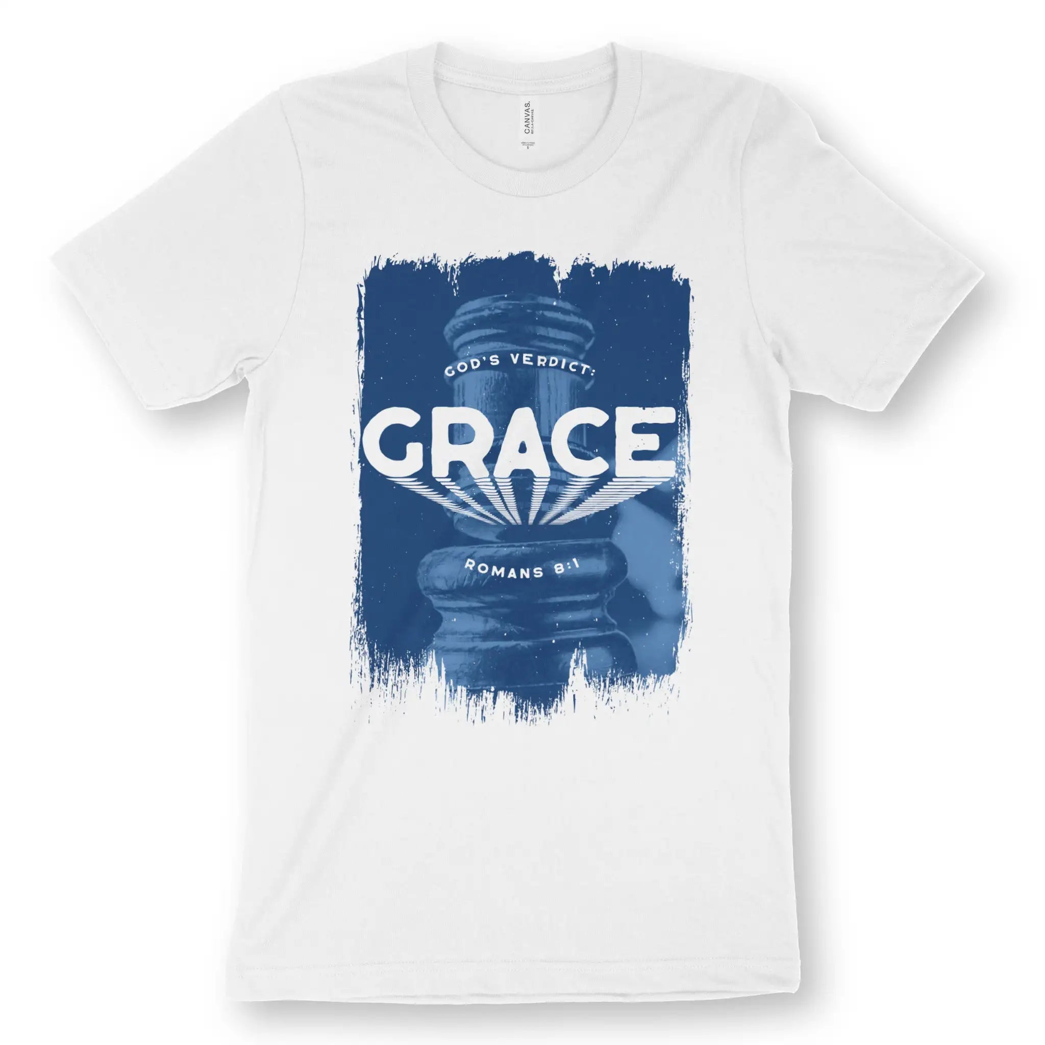 God's Verdict: GRACE – Unisex Christian T-Shirt designed by 3rd Day Christian Clothing.