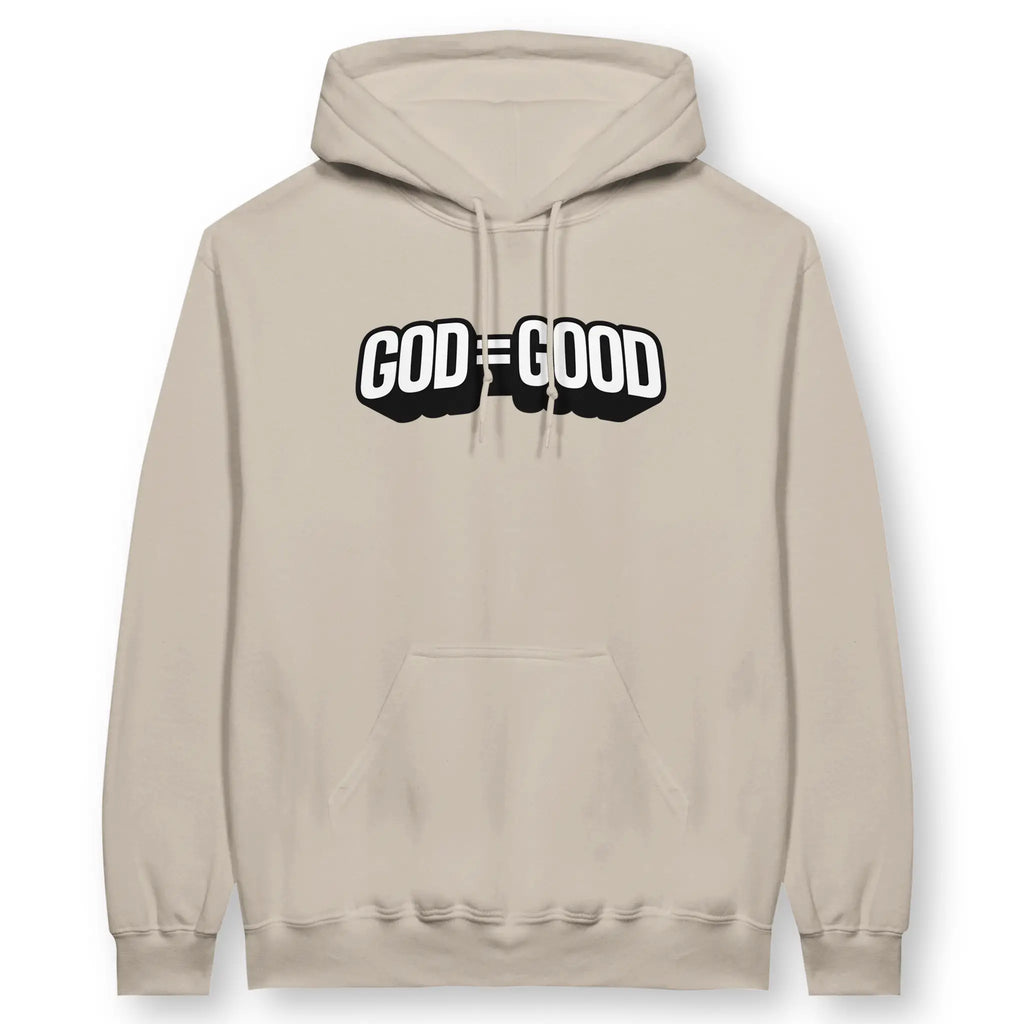 God = Good – Unisex Christian Hoodie designed by 3rd Day Christian Clothing.