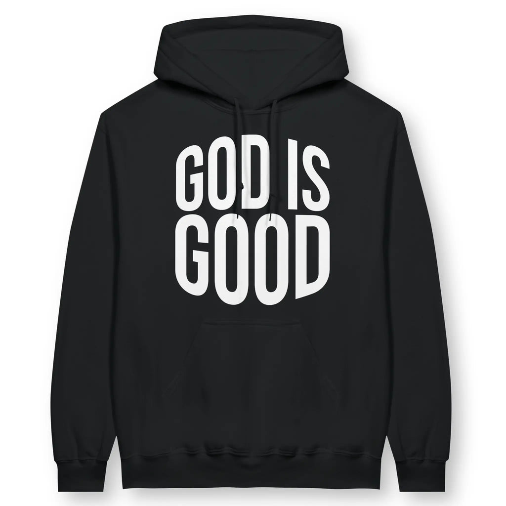God Is Good (3rd Edition, Black) – Unisex Christian Hoodie designed by 3rd Day Christian Clothing.