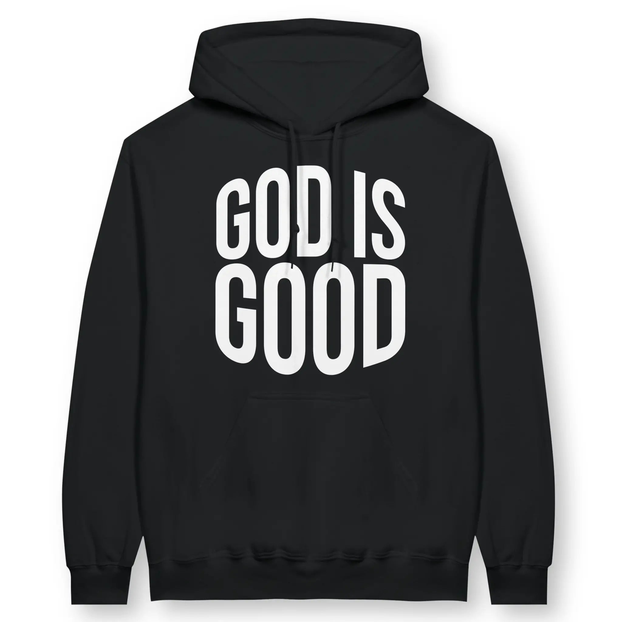 God Is Good (3rd Edition, Black) – Unisex Christian Hoodie designed by 3rd Day Christian Clothing.