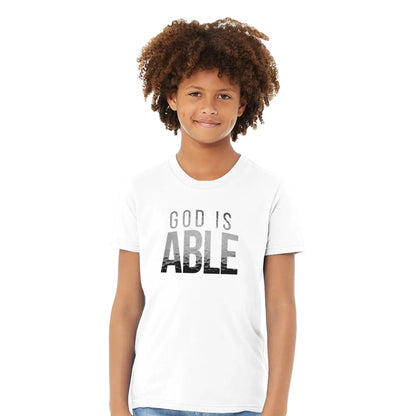 God Is Able | Premium Kids' Christian T-Shirt