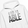 God Is Able – Unisex Christian Hoodie designed by 3rd Day Christian Clothing.