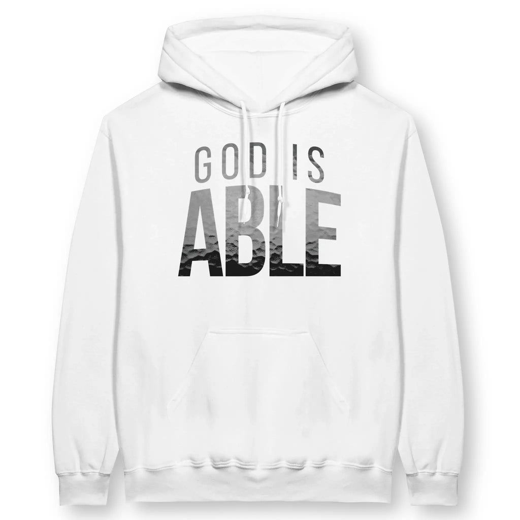 God Is Able – Unisex Christian Hoodie designed by 3rd Day Christian Clothing.