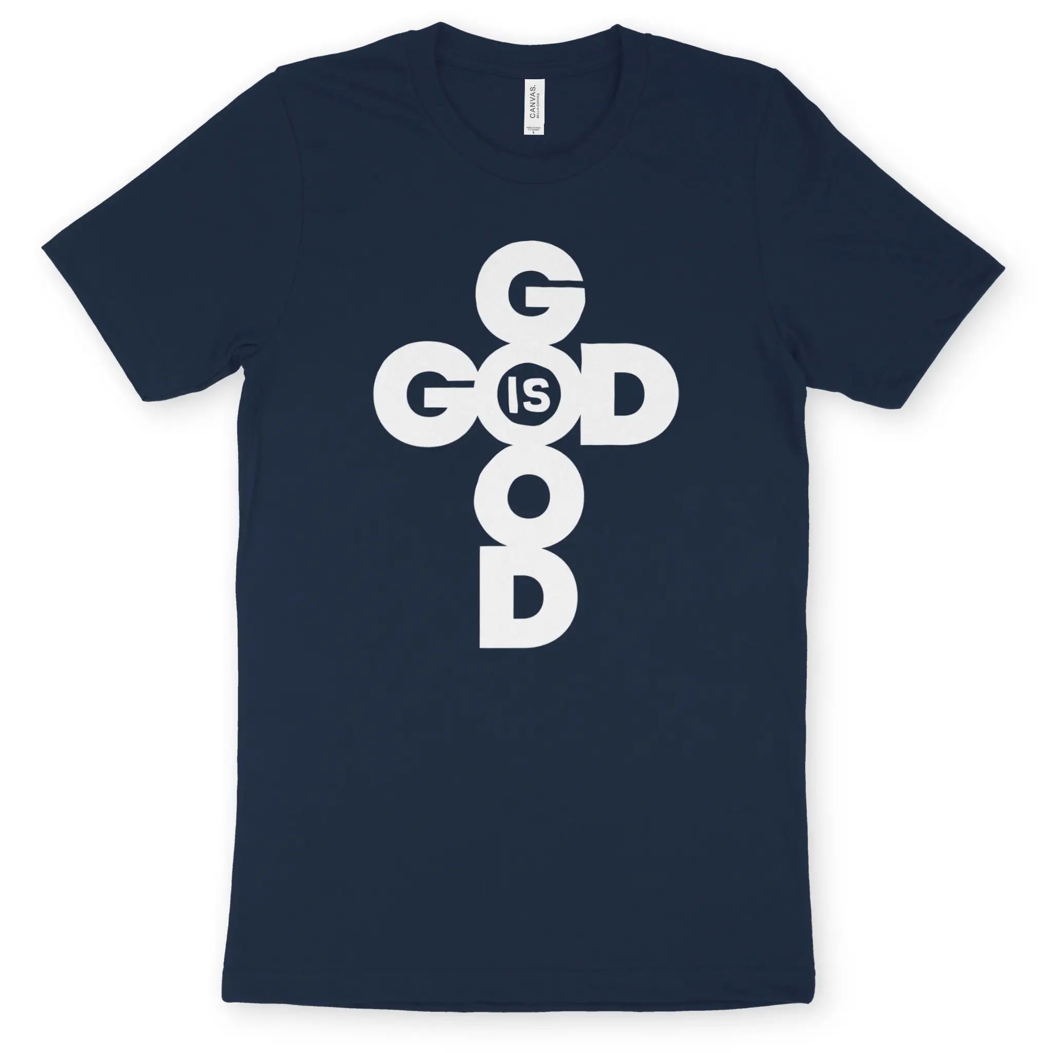GOD IS GOOD (Cross, 2nd Edition) – Unisex Christian T-Shirt designed by 3rd Day Christian Clothing.