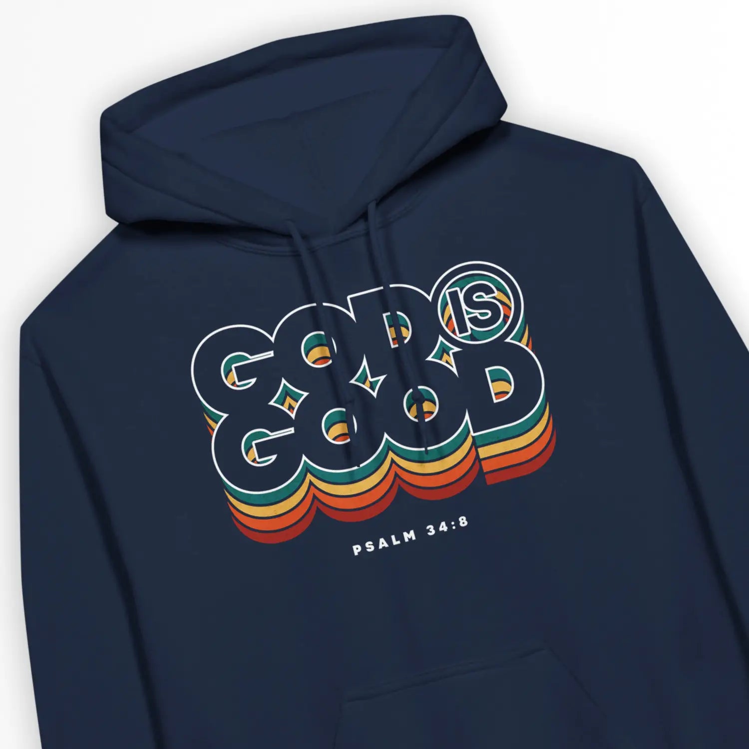 God Is Good (Colour Echo) 2.0 | Premium Unisex Christian Hoodie designed by 3rd Day Christian Clothing.