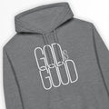 God Is Good (Minimal) – Unisex Christian Hoodie designed by 3rd Day Christian Clothing.