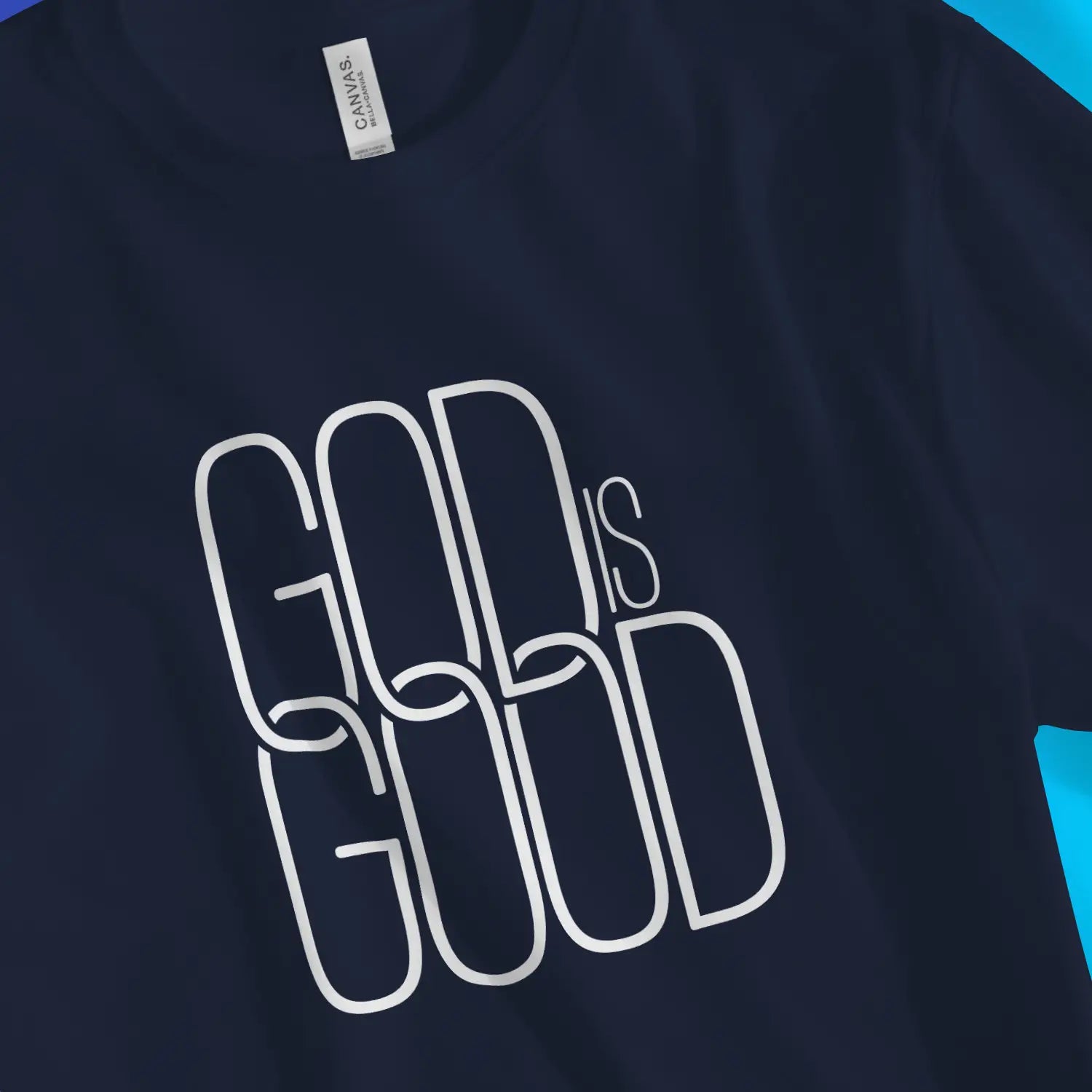 God Is Good (Minimal) – Unisex Christian T-Shirt designed by 3rd Day Christian Clothing.