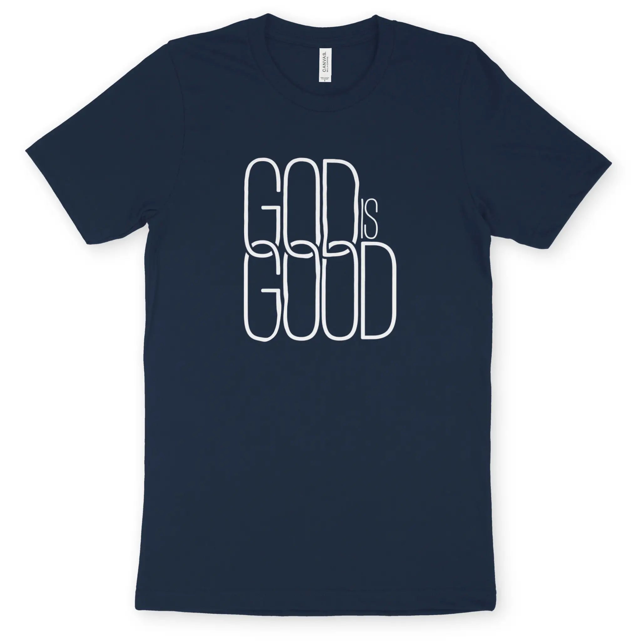 God Is Good (Minimal) – Unisex Christian T-Shirt designed by 3rd Day Christian Clothing.
