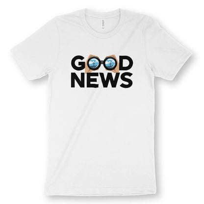 Good News (Cross) | Premium Unisex Christian T-Shirt designed by 3rd Day Christian Clothing.