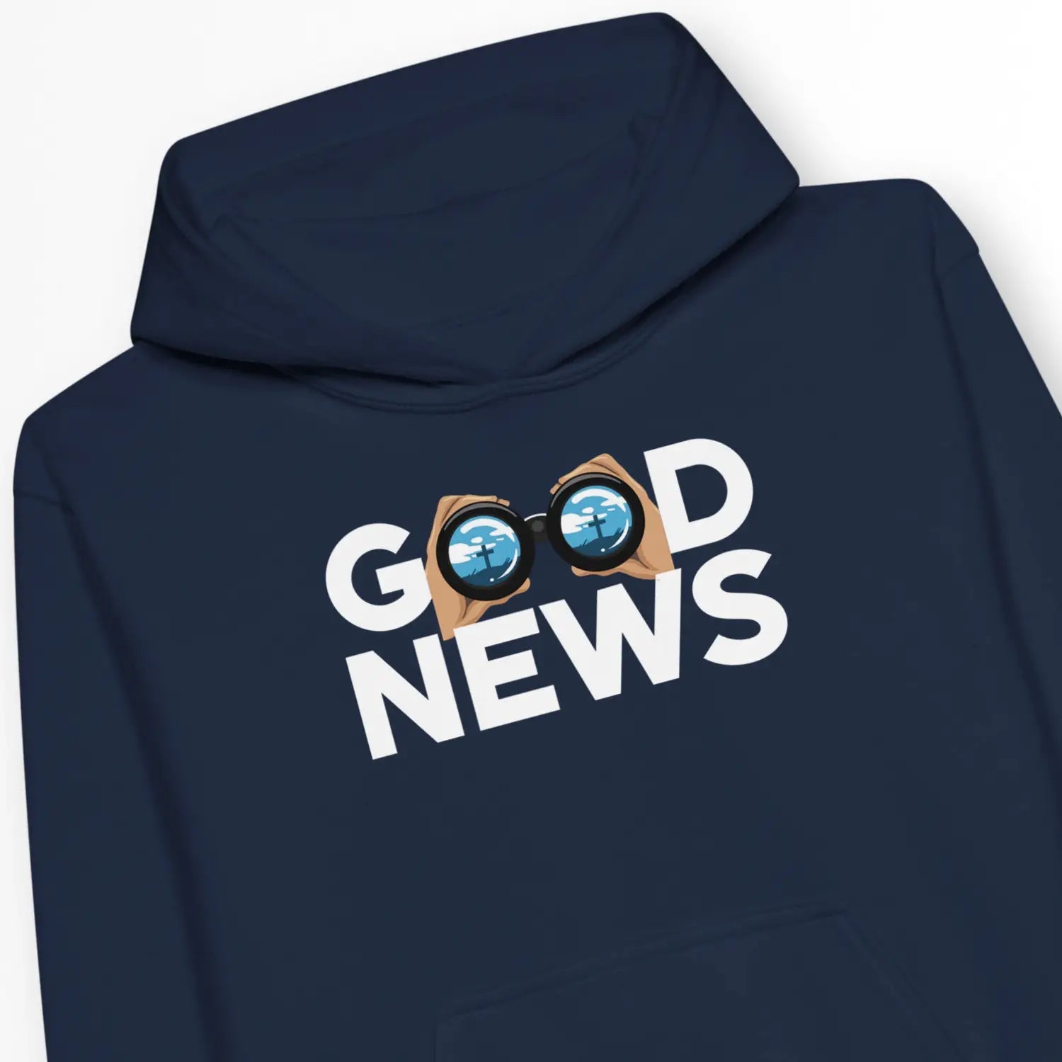 Good News (Cross) 2.0 | Premium Kids' Christian Hoodie designed by 3rd Day Christian Clothing.