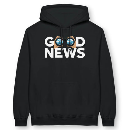 Good News (Cross) 2.0 | Premium Unisex Christian Hoodie designed by 3rd Day Christian Clothing.