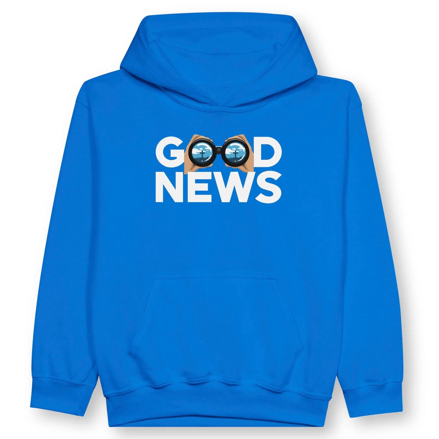 Good News (Cross) | Premium Kids' Christian Hoodie designed by 3rd Day Christian Clothing.