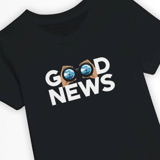 Good News (Cross) | Premium Kids' Christian T-Shirt designed by 3rd Day Christian Clothing.