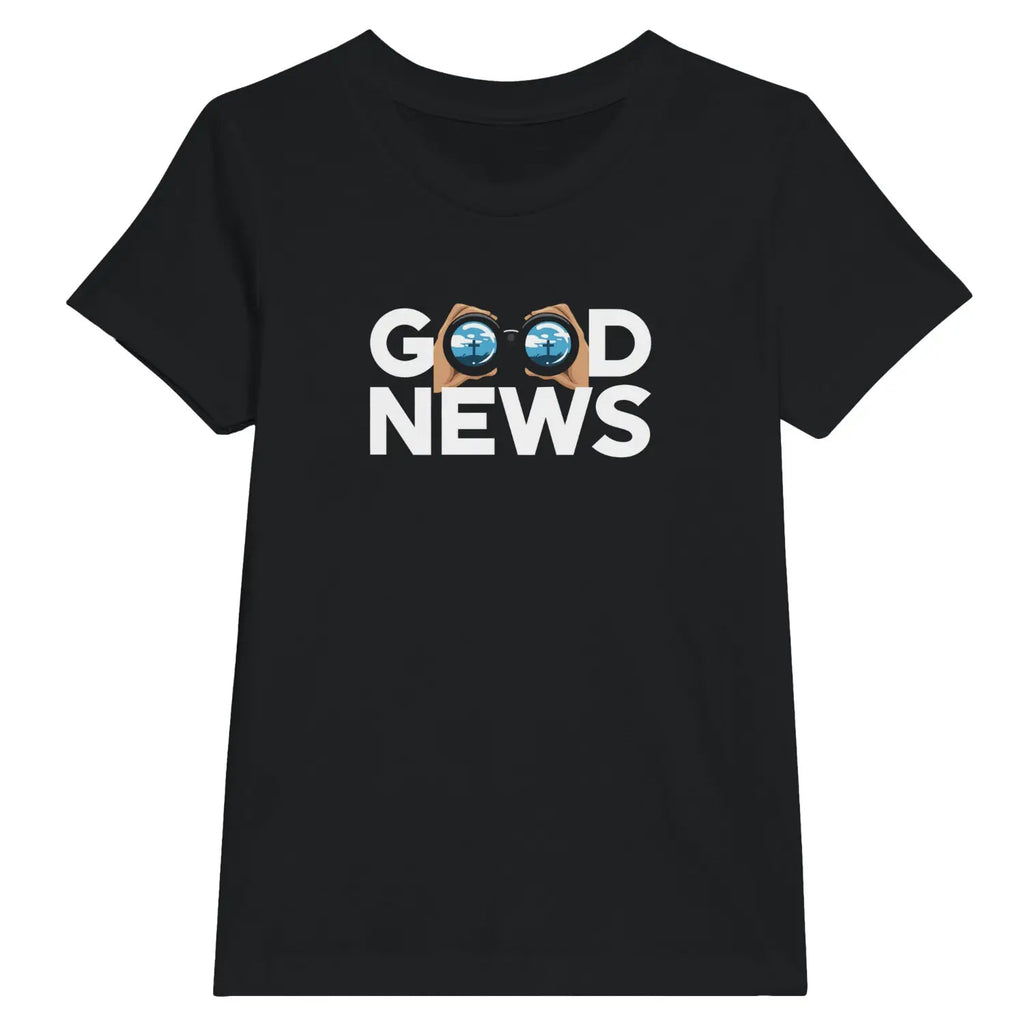 Good News (Cross) – Kids' Christian T-Shirt designed by 3rd Day Christian Clothing.