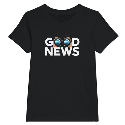 Good News (Cross) | Premium Kids' Christian T-Shirt designed by 3rd Day Christian Clothing.