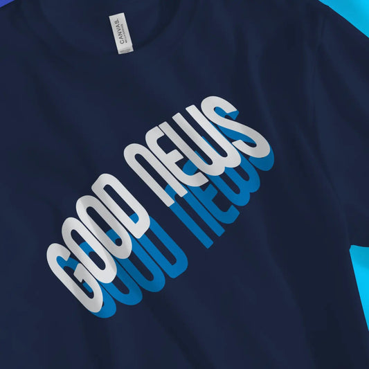 Good News (Ring) | Premium Unisex Christian T-Shirt designed by 3rd Day Christian Clothing.